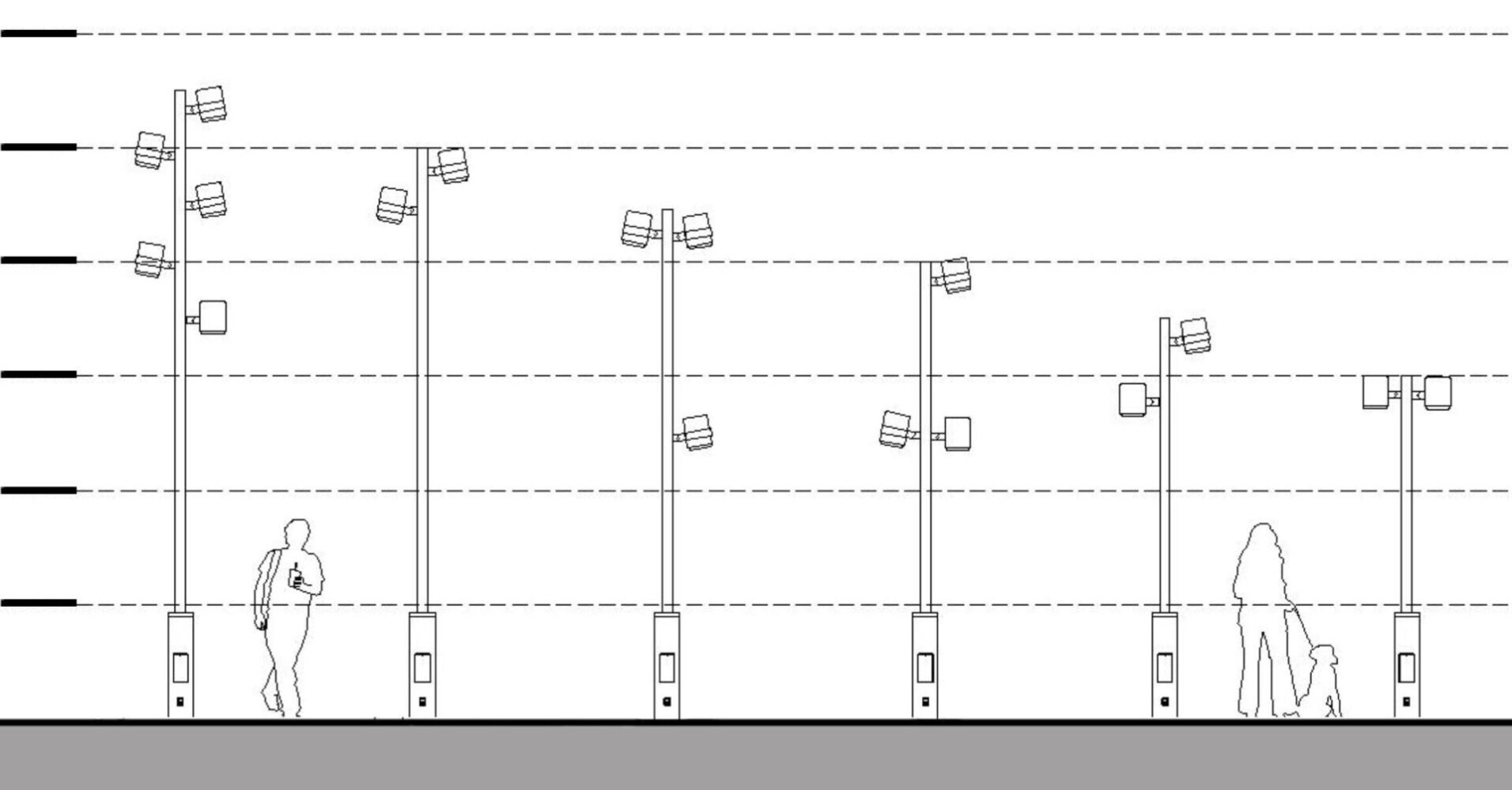 CC-croquis-conjuntos-farola-circular-nisha-spot-edge-conjunto-street-lighting-luminaire-ROS-CRA-229